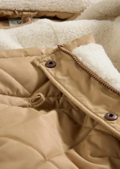 bonprix Bekleidung·Blazer|Umstandsmode|6-in-1 Umstands-und Tragejacke mit herausnehmbarer Weste mattcamel