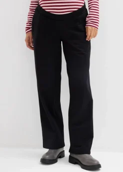 bonprix Bekleidung·Blazer|Umstandsmode|2-in-1 Umstandsweathose mit verstellbarem Bauchband schwarz