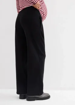 bonprix Bekleidung·Blazer|Umstandsmode|2-in-1 Umstandsweathose mit verstellbarem Bauchband schwarz
