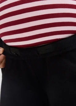 bonprix Bekleidung·Blazer|Umstandsmode|2-in-1 Umstandsweathose mit verstellbarem Bauchband schwarz