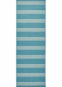 In- und Outdoor Wende-Teppich mit Streifen|bonprix Sale