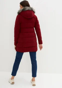 bonprix Umstandsmode|Bekleidung·Blazer|3-in-1 warm wattierte Umstands- und Tragejacke kastanienrot