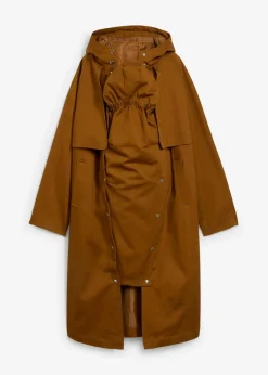 bonprix Bekleidung·Blazer|Umstandsmode|6-in-1 wasserabweisender Umstandsmantel mit Trageeinsatz mit herausnehmbarer Innenweste nougat