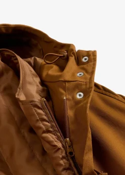 bonprix Bekleidung·Blazer|Umstandsmode|6-in-1 wasserabweisender Umstandsmantel mit Trageeinsatz mit herausnehmbarer Innenweste nougat