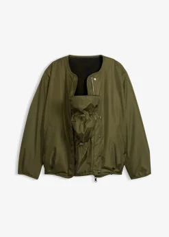 bonprix Bekleidung·Blazer|Umstandsmode|4-in-1 Wende-Bomberjacke mit Trageeinsatz dunkeloliv/dunkelblau