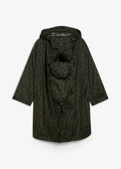 3-in-1 wetterfestes Umstands-Regencape mit Trageeinsatz mit Beutel|bonprix New