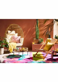 In-und Outdoor Teppich mit Blumenmotiv|bonprix Best