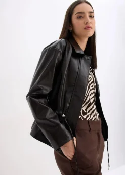 Jacke aus Lacklederimitat|bonprix Outlet