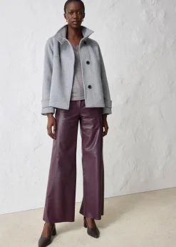 bonprix Bekleidung·Hosen|Jacken & Mäntel|Jacke mit weichem Wollanteil grau meliert