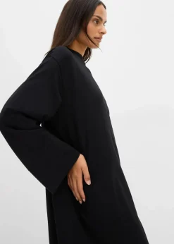 bonprix Bekleidung·Pullover & Strickjacken|Kleider|Jacken-Kleid aus Punto di Roma schwarz