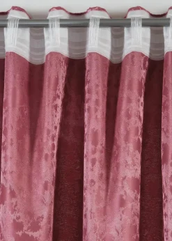 bonprix Vorhänge|Jacquard Vorhang (1er Pack) altrosa