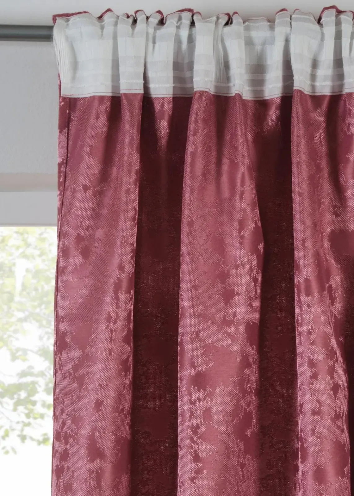 bonprix Vorhänge|Jacquard Vorhang (1er Pack) altrosa