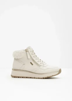 Jana High Heels|Komfortschuhe|High-Top-Sneaker beige