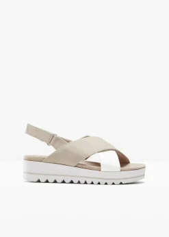 Komfort-Plateau-Sandalen in bequemer Weite|Jana Sale