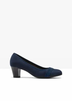 Jana High Heels|Komfortschuhe|Komfort-Pumps in bequemer Weite dunkelblau