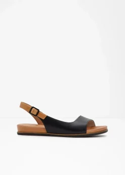 Jana High Heels|Komfortschuhe|Komfort-Sandalen in bequemer Weite schwarz