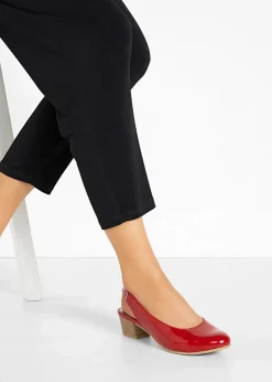 Komfort-Slingpumps in bequemer Weite|Jana Hot