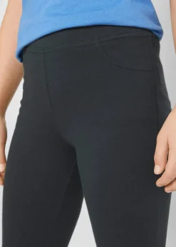 bonprix Mädchen 9-16 Jahre·Hosen & Leggings|Mädchen 2-8 Jahre·Nachhaltigere Materialien|Jazzpants aus elastischem Bio-Baumwoll-Mix schwarz