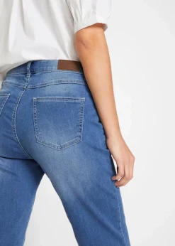 Jeans Bermuda Mid Waist, Stretch|bonprix Discount