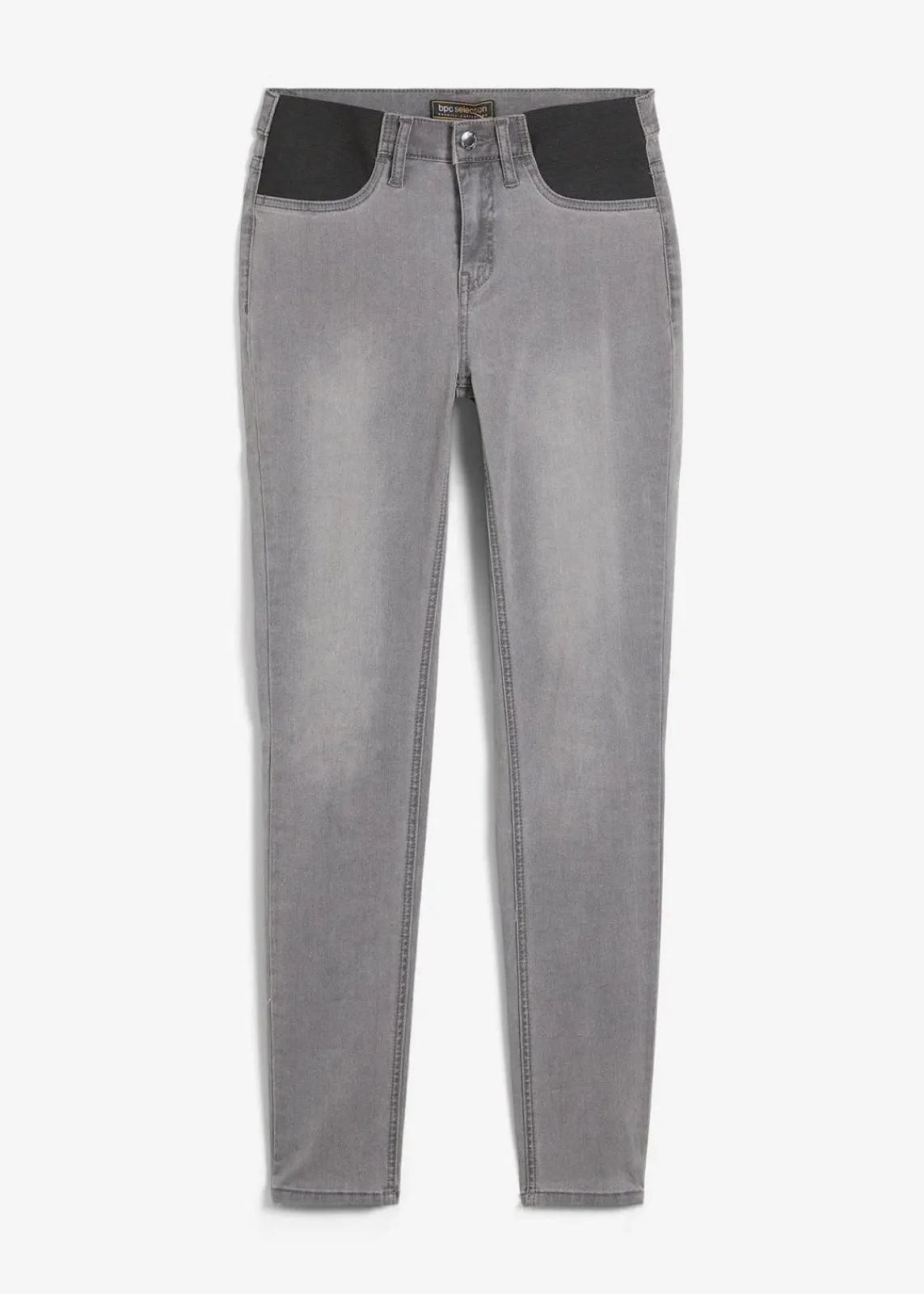 bonprix Jeans|Kurzgrößen|Jeans mit Bequembund grey denim