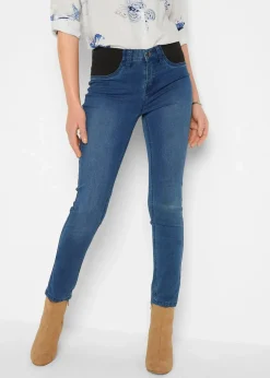 bonprix Jeans|Kurzgrößen|Jeans mit Bequembund blue stone