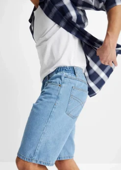 Jeans-Bermuda mit Komfortbund, Classic Fit|bonprix Outlet