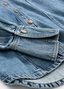 Jeansbluse aus reiner Baumwolle|bonprix Best