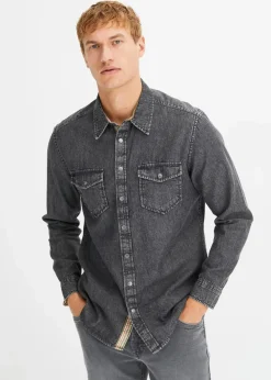 Jeanshemd aus reiner Baumwolle|bonprix Sale