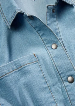 bonprix Bekleidung·Hosen|Jacken & Mäntel|Jeansjacke hellblau denim