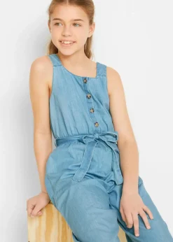 Jeans-Jumpsuit aus reiner Baumwolle|bonprix New