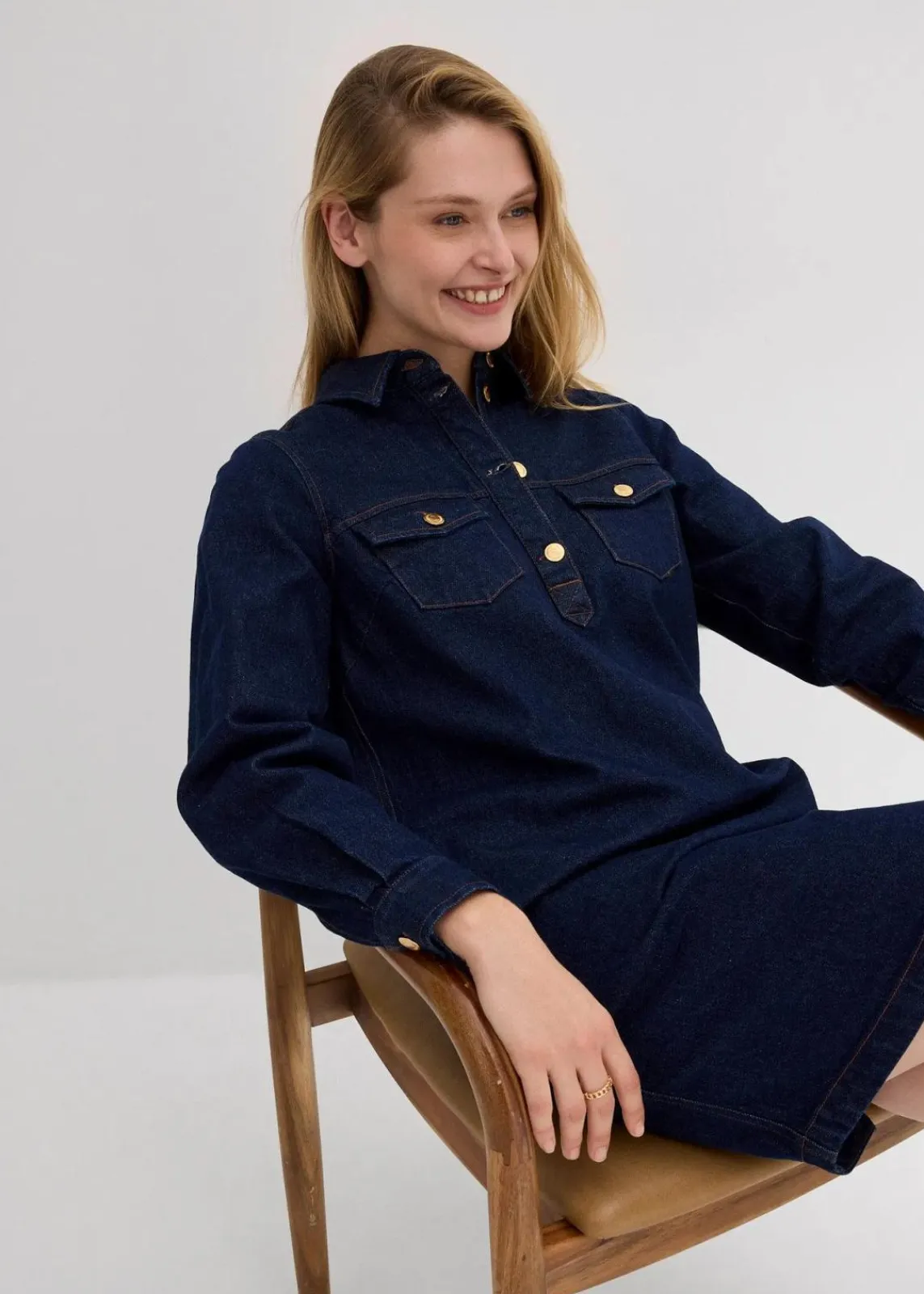 Jeanskleid|bonprix Discount