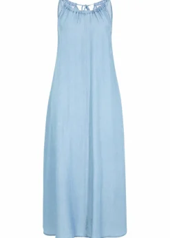 bonprix Bekleidung·Pullover & Strickjacken|Kleider|Jeanskleid aus fließendem Lyocell hellblau denim