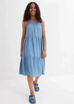 Jeanskleid aus fließender Baumwolle|bonprix Best