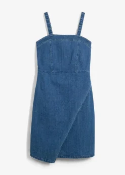 Jeanskleid in Wickeloptik|bonprix Hot