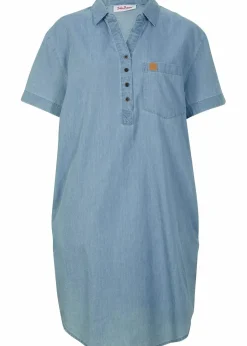 Jeanskleid, Kurzarm|bonprix