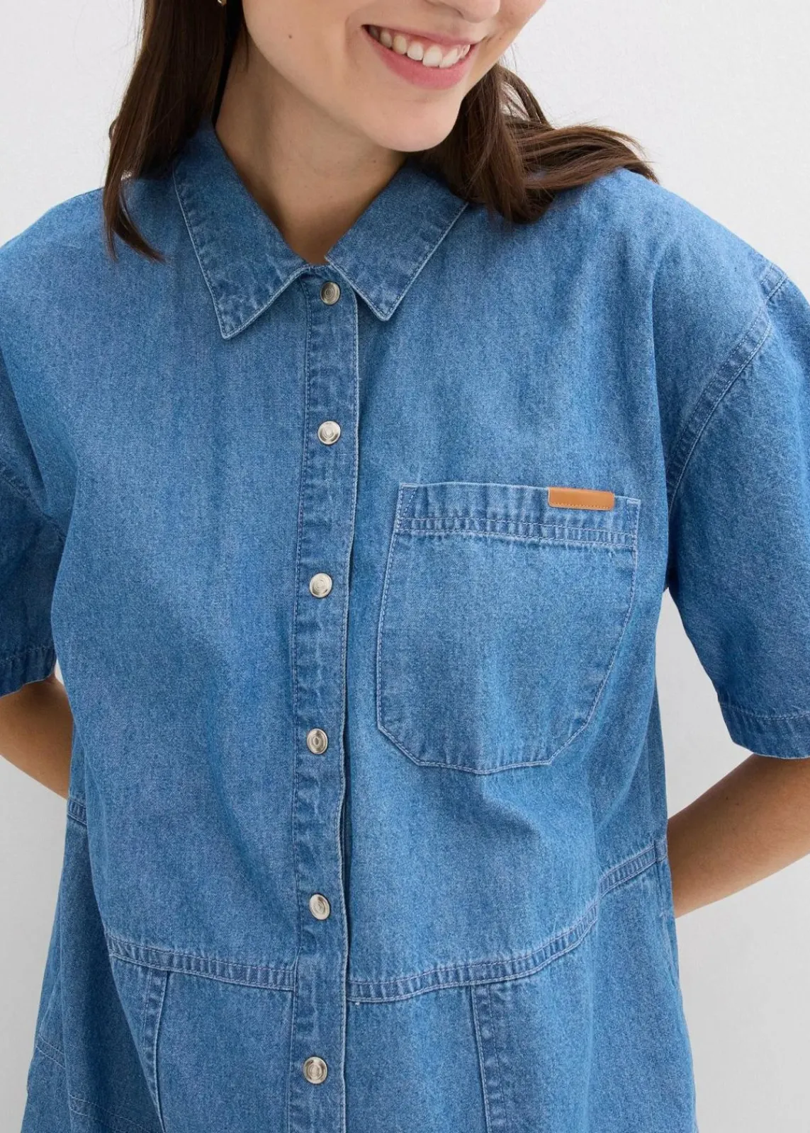 Jeanskleid, Oversized|bonprix Outlet