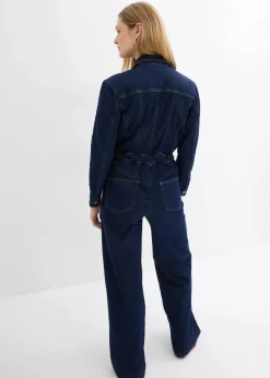 bonprix Bekleidung·Homewear|Jumpsuits|Jeans-Overall tiefblau denim ungewaschen