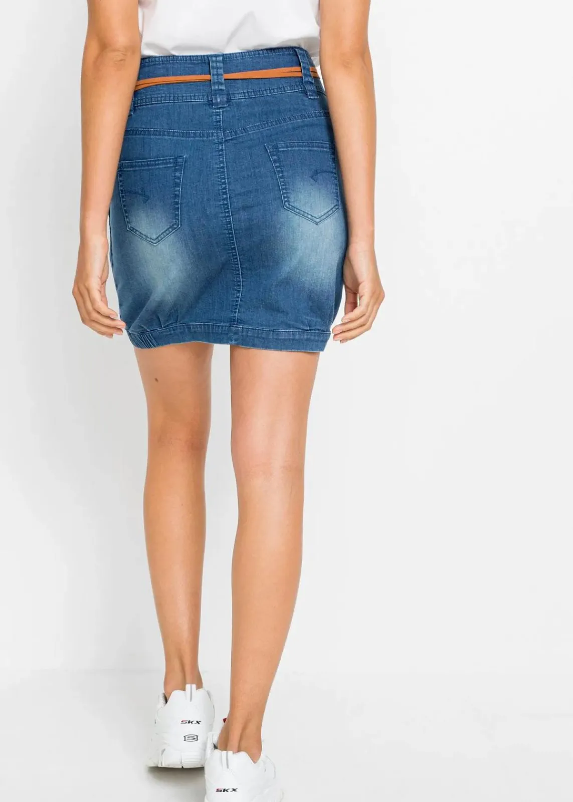 Jeansrock Mid Waist|bonprix Hot