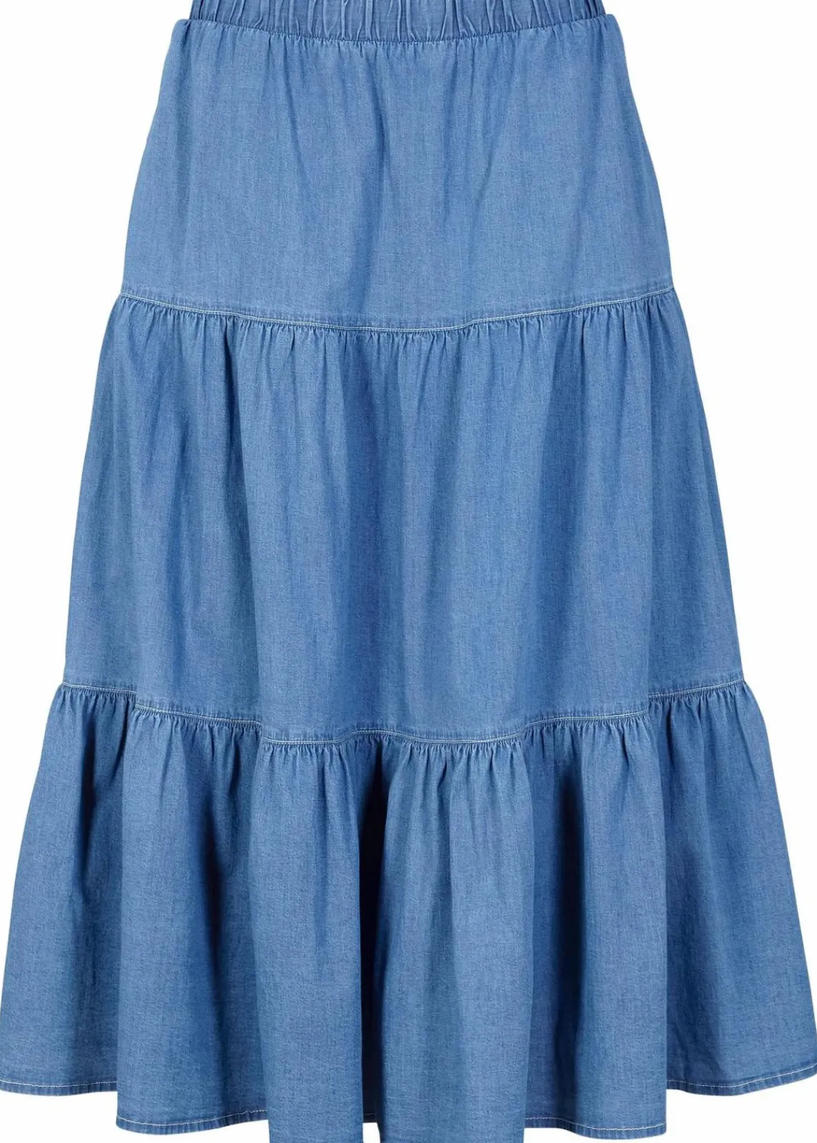 Jeansrock mit Bahnen|bonprix