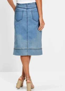 Jeansrock mit Knöpfen|bonprix Sale
