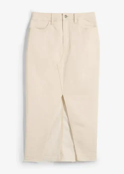 Jeansrock mit Schlitz|bonprix Online