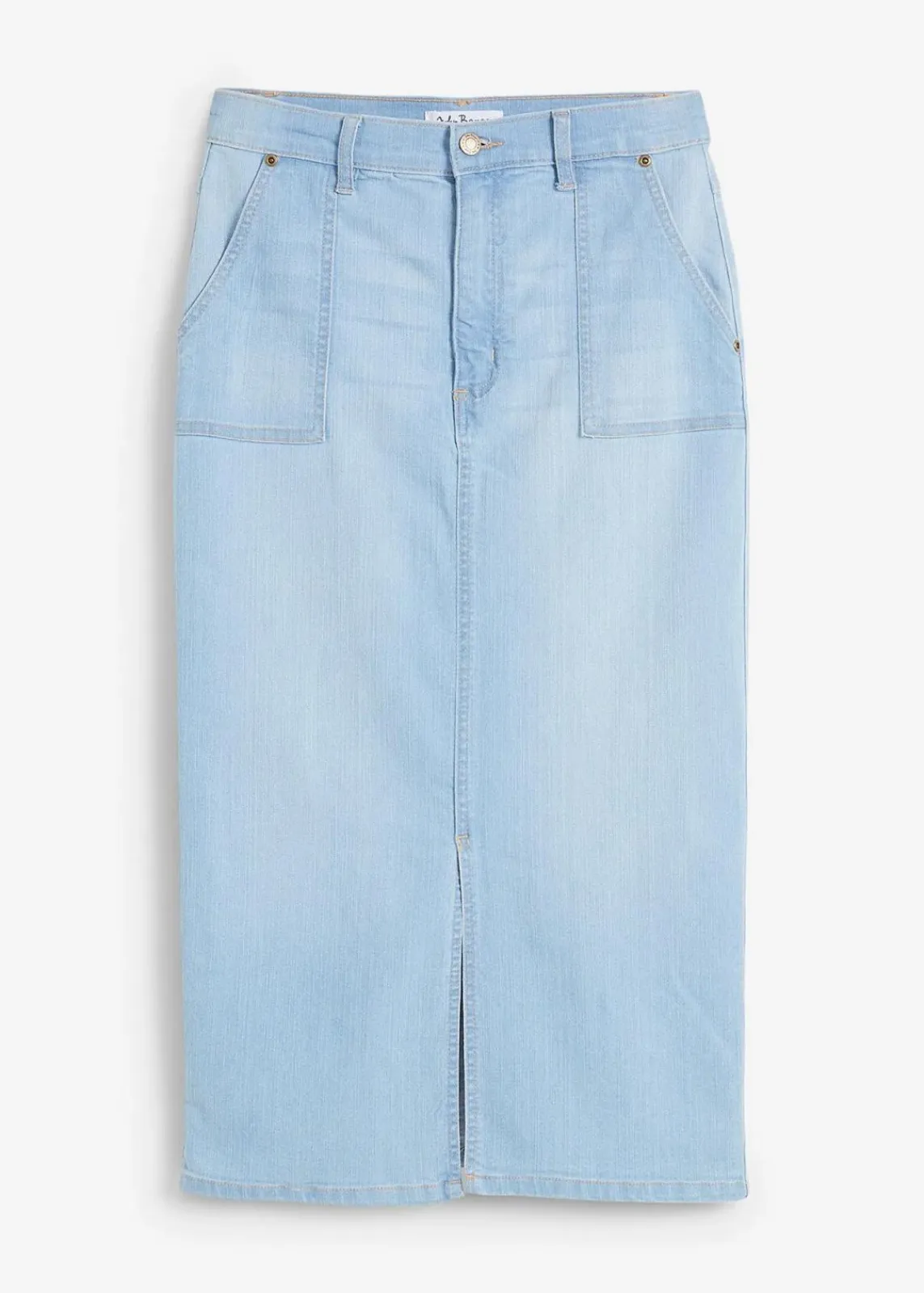 Jeansrock mit Schlitz|bonprix Clearance