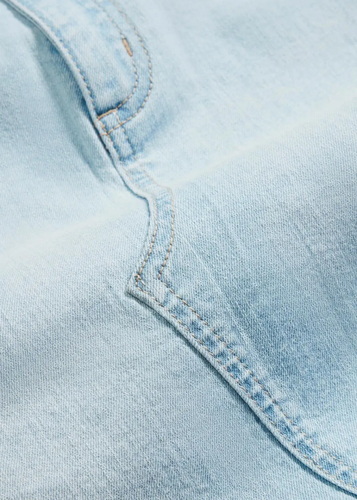 bonprix Röcke|Bekleidung·Sportbekleidung|Jeansrock mit Schlitz eisblau denim