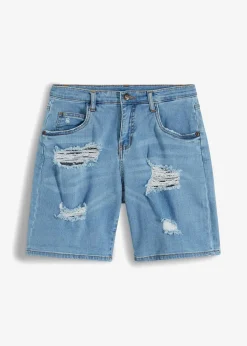 bonprix Shorts|Jeans|Jeans-Shorts hellblau denim used
