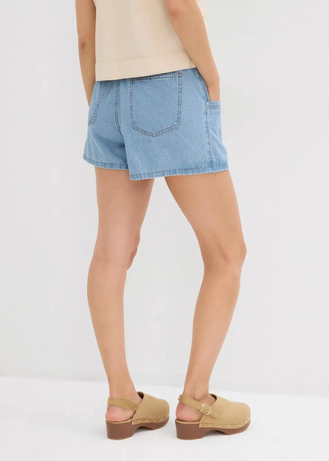 Jeans-Shorts High Waist, Bequembund|bonprix