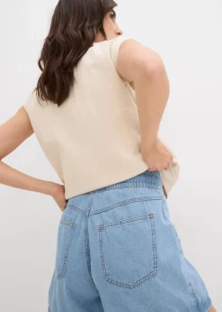 Jeans-Shorts High Waist, Bequembund|bonprix