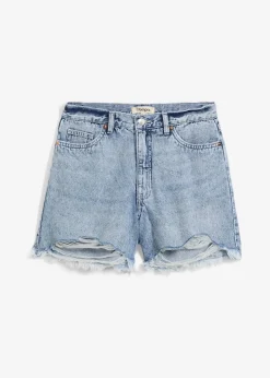 Jeans-Shorts High Waist, Low Stretch|bonprix