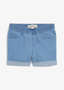 bonprix Mädchen 2-8 Jahre·Shorts|Mädchen 2-8 Jahre·Jeans & Hosen|Jeans-Shorts Mid Waist eisblau denim