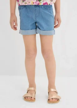 bonprix Mädchen 2-8 Jahre·Shorts|Mädchen 2-8 Jahre·Jeans & Hosen|Jeans-Shorts Mid Waist eisblau denim