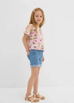 bonprix Mädchen 2-8 Jahre·Shorts|Mädchen 2-8 Jahre·Jeans & Hosen|Jeans-Shorts Mid Waist eisblau denim